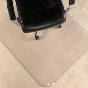 Las mejores opciones de alfombrillas para sillas: alfombrilla para sillas MuArts Crystal Clear de 1_5 "de grosor 47" x 40 "
