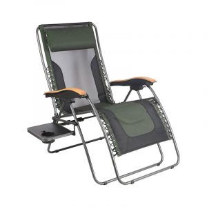 La mejor opción de silla plegable: Sillón reclinable de gravedad cero con respaldo de malla de gran tamaño PORTAL