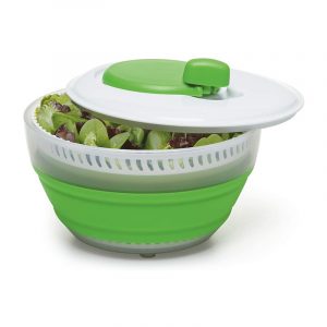La mejor opción de centrifugadora de ensaladas: Prepworks by Progressive Plegable Salad Spinner
