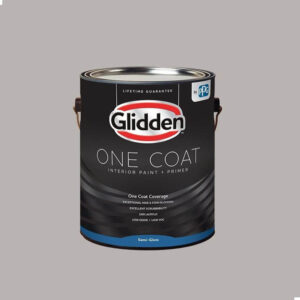 La mejor opción de pintura para paredes de garaje: Imprimador de pintura para interiores Glidden, una capa, semibrillante