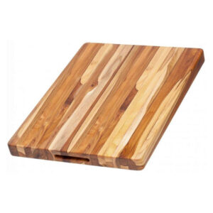 Las mejores opciones de tablas de cortar de madera: TeakHaus de Proteak Edge Grain Carving Board
