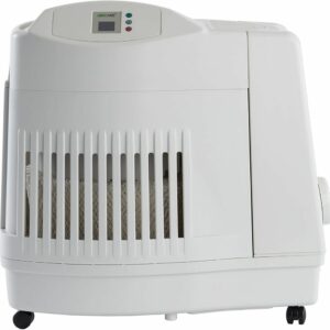 La mejor opción de humidificador evaporativo: AIRCARE MA1201 Humidificador estilo consola para toda la casa