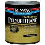 El mejor acabado para la opción de mesa de cocina: poliuretano modificado con aceite a base de agua Minwax