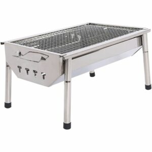 La mejor opción de parrilla de carbón portátil: ISUMER Charcoal Grill Barbecue Portable Hibachi
