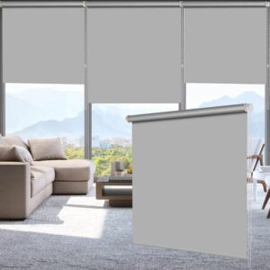 La mejor opción de cortinas enrollables: cortinas enrollables impermeables 100% opacas LUCKUP