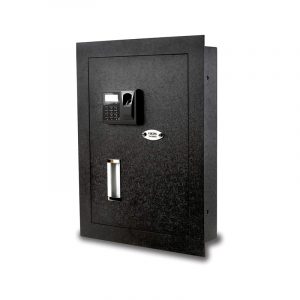 La mejor opción de caja fuerte de pared: caja fuerte de pared con huella dactilar biométrica Viking