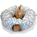Las mejores opciones de camas para gatos: cama de túnel grande para gatos Kitty City