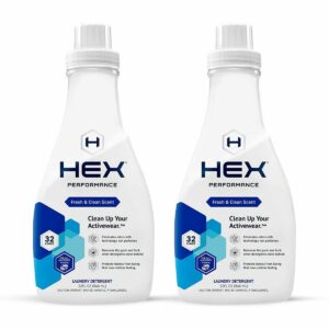 La mejor opción de detergente para ropa para olores: detergente para ropa HEX Performance
