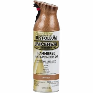 Las mejores opciones de pintura en aerosol de cobre: ​​RUST-OLEUM 247567 Pintura en aerosol martillada universal