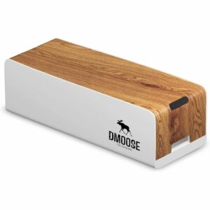La mejor opción de regalos para la oficina en casa: DMoose Cable Management Box Organizador de cables