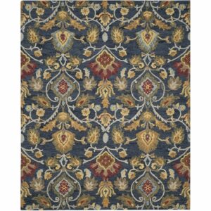 La mejor opción de alfombras de área: alfombra de lana hecha a mano Safavieh Blossom Collection BLM402A