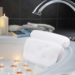 La mejor opción de almohada de baño: la almohada de baño AmazeFan, con tecnología 4D Air Mesh