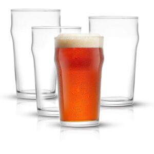 Las mejores opciones de vasos de cerveza: Juego de 4 vasos de pinta JoyJolt Grant