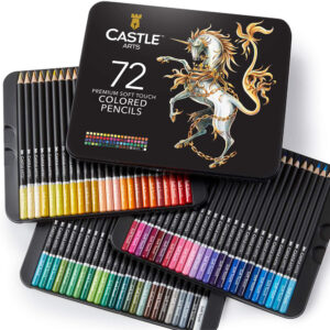 Las mejores opciones de lápices de colores: Castle Art Supplies Juego de 72 lápices de colores