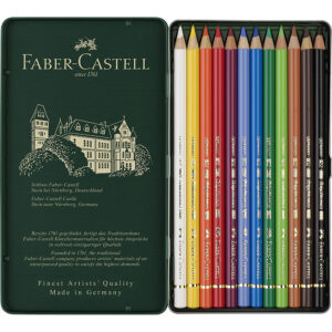 Las mejores opciones de lápices de colores: lápices de colores Faber Castell F110012 Polychromos, 12