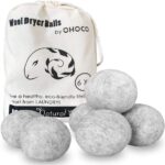 Las mejores opciones de bolas de secado: paquete de 6 bolas de secado de lana OHOCO XL