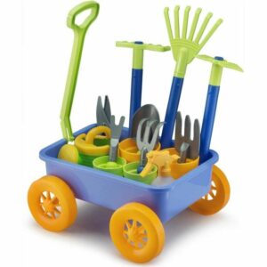 La mejor opción de juegos de jardín para niños: Liberty Imports Garden Wagon & Tools Toy Set