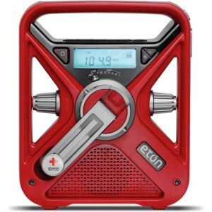 Las mejores opciones de radio con manivela: Radio meteorológica NOAA de emergencia de la Cruz Roja Americana de Eton
