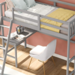La mejor cama alta para niños con escritorio