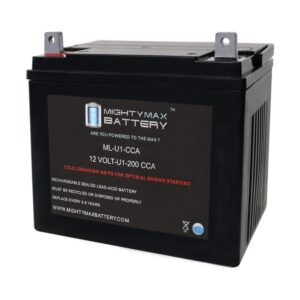 La mejor opción de batería para tractor de césped: Mighty Max Battery ML-U1 12V 200CCA Battery