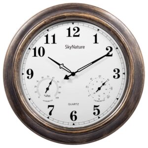 Las mejores opciones de relojes para exteriores: SkyNature Large Outdoor Relojes Termómetro Higrómetro