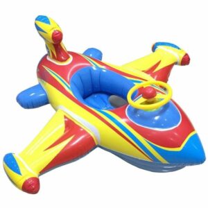 La mejor opción de juguetes para la piscina: Flotador de natación para niños pequeños Topwon Inflatable Airplane