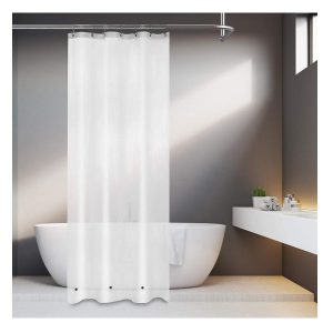 Las mejores opciones de forros para cortinas de ducha: Mrs Awesome Narrow 8G Frost PEVA forro para cortinas de ducha