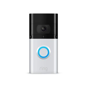 La mejor opción de timbre inteligente: Ring Video Doorbell 3 Plus - wifi mejorado
