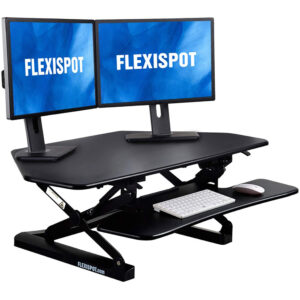 Las mejores opciones de convertidor de escritorio permanente: FlexiSpot Standing Desk Converter M4B