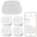 Las mejores opciones de detectores de fugas de agua: sensores de fugas inteligentes YoLink, los más largos del mundo de 1_4 millas