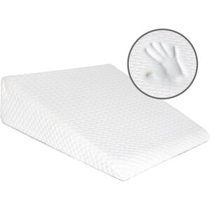 La mejor opción de almohada en forma de cuña: Almohada en forma de cuña Milliard Bed con parte superior de espuma viscoelástica