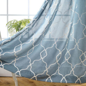 La mejor opción de cortinas: cortinas semi transparentes bordadas marroquíes MIUCO