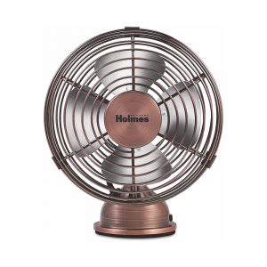 La mejor opción de ventilador de escritorio: HOLMES Heritage 4-inch Mini USB Desk Fan