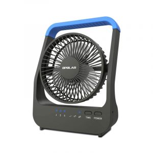 La mejor opción de ventilador de escritorio: ventilador de escritorio operado por batería OPOLAR D-Cell