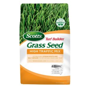 Las mejores opciones de semillas de césped: Scotts Turf Builder Grass Seed High Traffic Mix