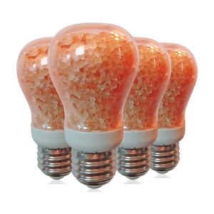 La mejor opción de lámpara de sal del Himalaya: Bombilla de luz LED regulable inteligente Elvissmart (paquete de 4)