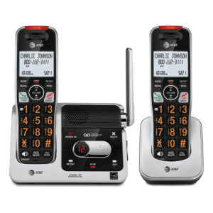 La mejor opción de teléfono fijo: AT&T BL102-2 DECT 6.0 2-Handset Cordless Phone