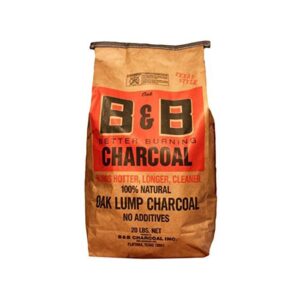 La mejor opción de carbón vegetal: B&B Oak Lump Charcoal
