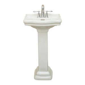 La mejor opción de fregadero con pedestal: accesorios finos Roosevelt Vitreous China Pedestal Sink