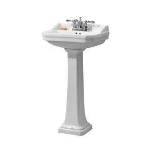 La mejor opción de lavabo con pedestal: Lavabo de baño combinado con pedestal Foremost Series 1920