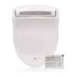 La mejor opción de asiento de inodoro: asiento de inodoro alargado BioBidet Supreme BB-1000W