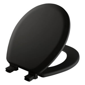 La mejor opción de asiento de inodoro: asiento de inodoro de madera esmaltada Mayfair 841EC 047