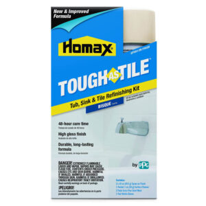 La mejor opción de kit de acabado de tinas: Homax Aerosol Tough as Tile Tile Refinishing Kit