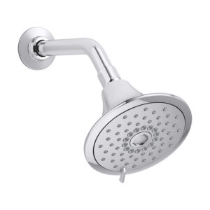 Las mejores opciones de cabezal de ducha que ahorra agua: cabezal de ducha Kohler K-22169-G-CP Forte de 1.75 GPM