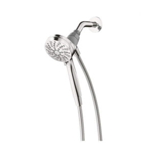 Las mejores opciones de cabezal de ducha que ahorra agua: cabezal de ducha portátil Moen 26100EP Engage Magnetix