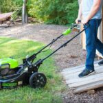 La opción de cortacésped a batería