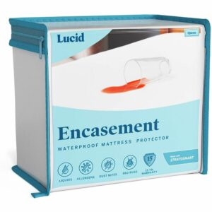 La mejor opción de cubierta de colchón para chinches: protector de colchón LUCID Encasement
