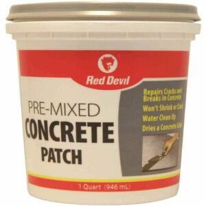 La mejor opción de relleno de grietas de concreto: Parche de concreto premezclado Red Devil 0644