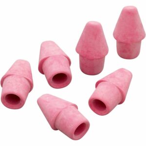 Las mejores opciones de borrador: Paper Mate 73015 Arrowhead Pink Pearl Cap Erasers