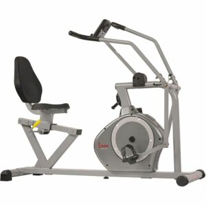 La mejor opción de bicicleta estática: bicicleta reclinada magnética Sunny Health & Fitness